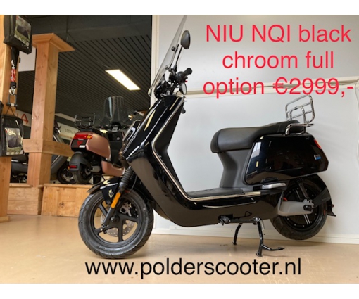 NIU NQI LITE BLACK CHROOM  EDITION