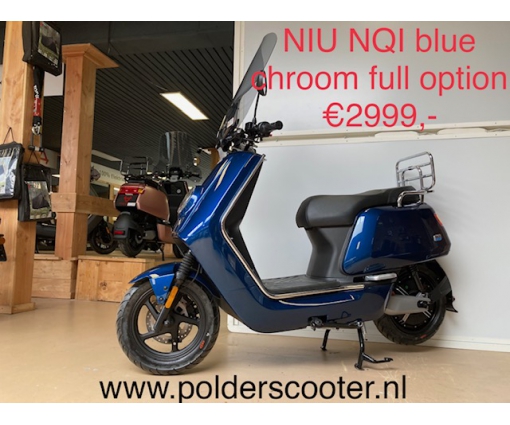 NIU NQI LITE BLUE CHROOM FULL EDITION