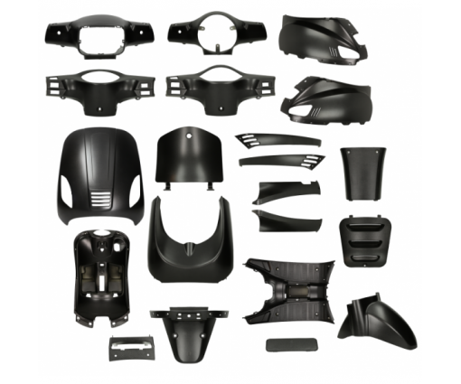 Kappenset AGM VX50 BTC Riva LX mat zwart